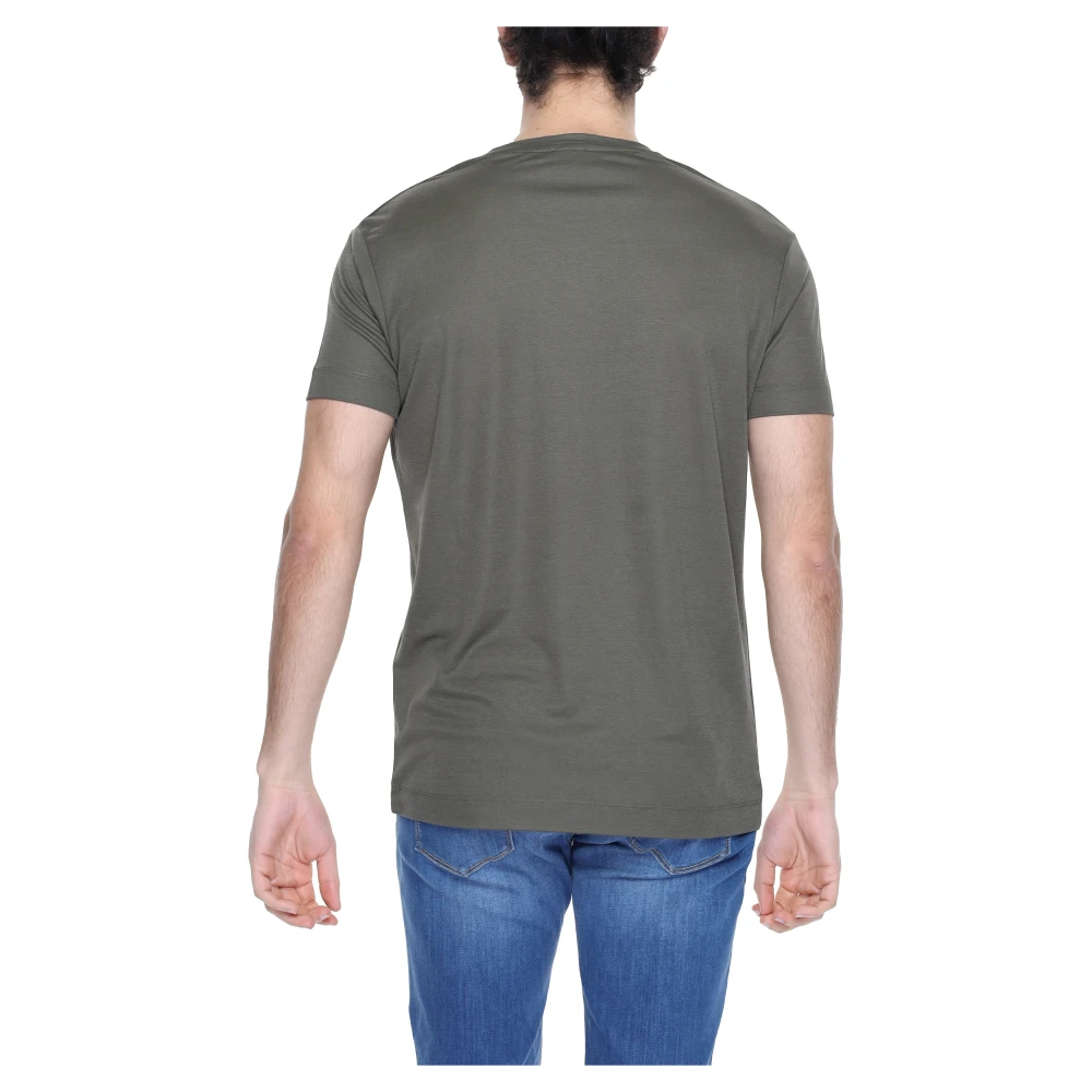 Alviero Martini 1a Classe Groene Korte Mouw Ronde Hals T-Shirt Green Heren