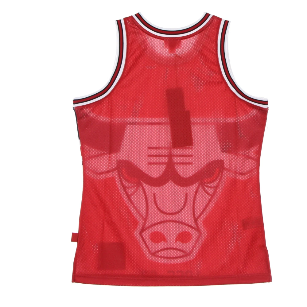 Mitchell & Ness Chicago Bulls Basketbal Tanktop Red Heren