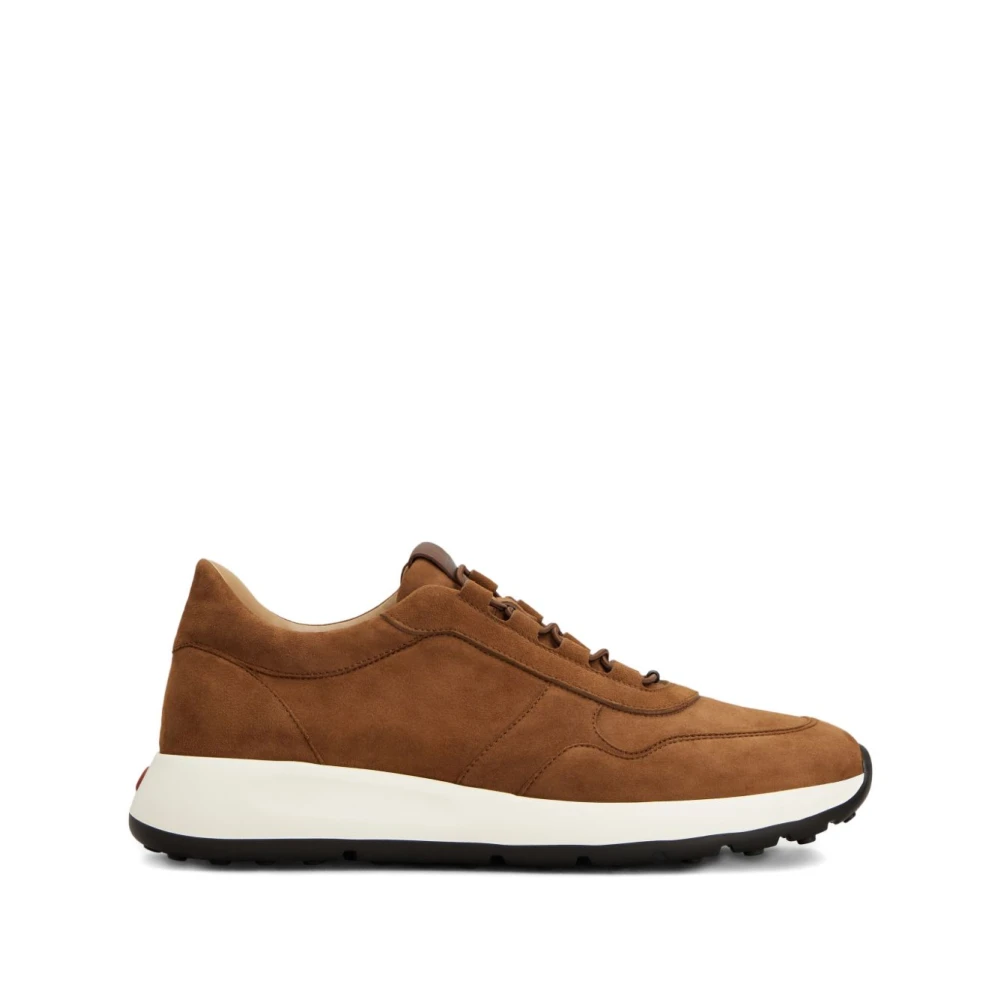 Tod’s Dot Suède Sneakers Heren Schoenen Bruin