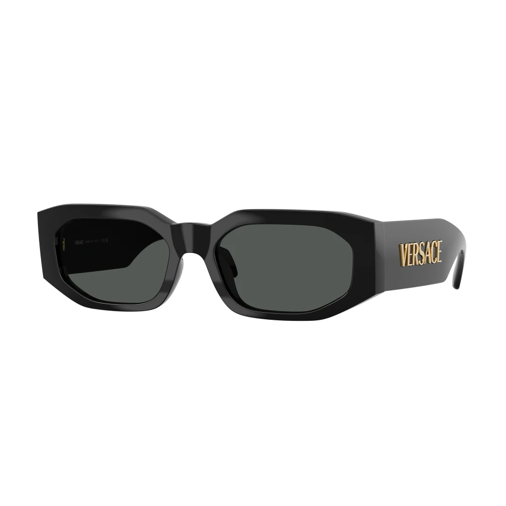 Versace Man Sunglass VE4489U - Frame color: Black, Lens color: Dark Grey - Image 4