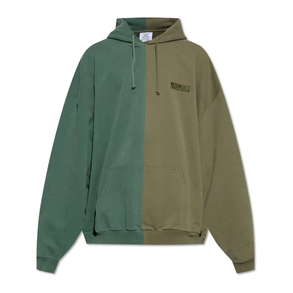 Vetements Sweatshirt met logo Green Heren