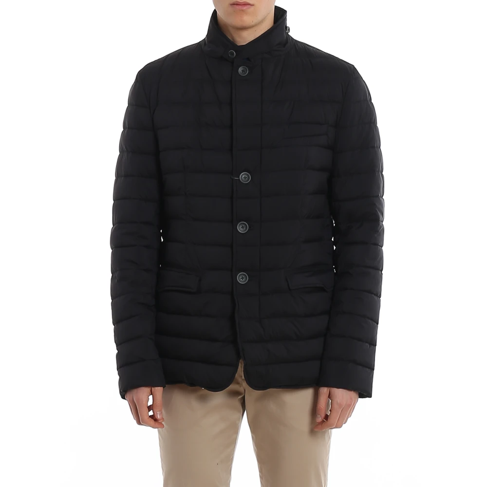 Herno Field Jacket Blue Heren