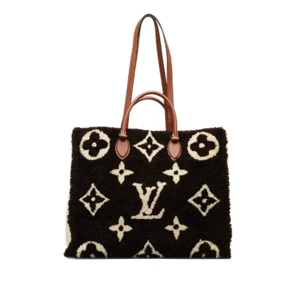 Louis Vuitton Vintage Pre-owned Leather totes Black Dames