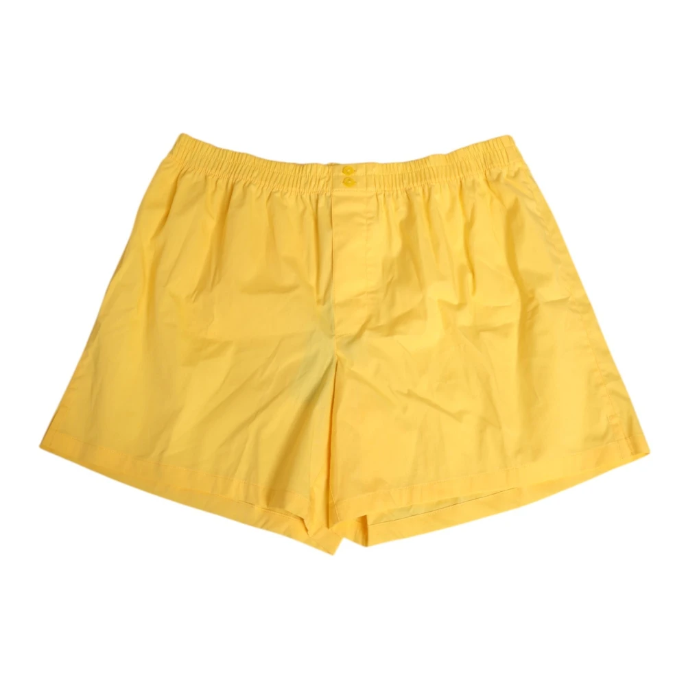 Dolce & Gabbana Men's Yellow Swimwear Shorts