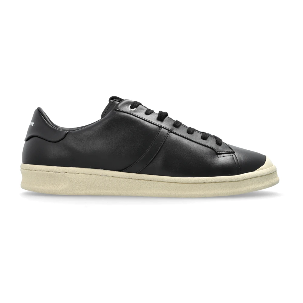 Jil Sander Leren Sneakers Heren Schoenen Zwart