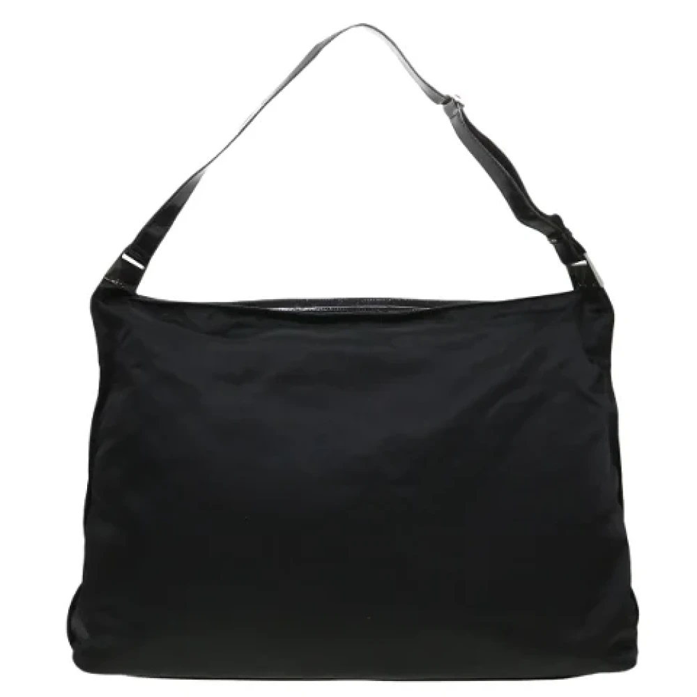 Gucci Vintage Pre-owned Nylon travel-bags Black Dames