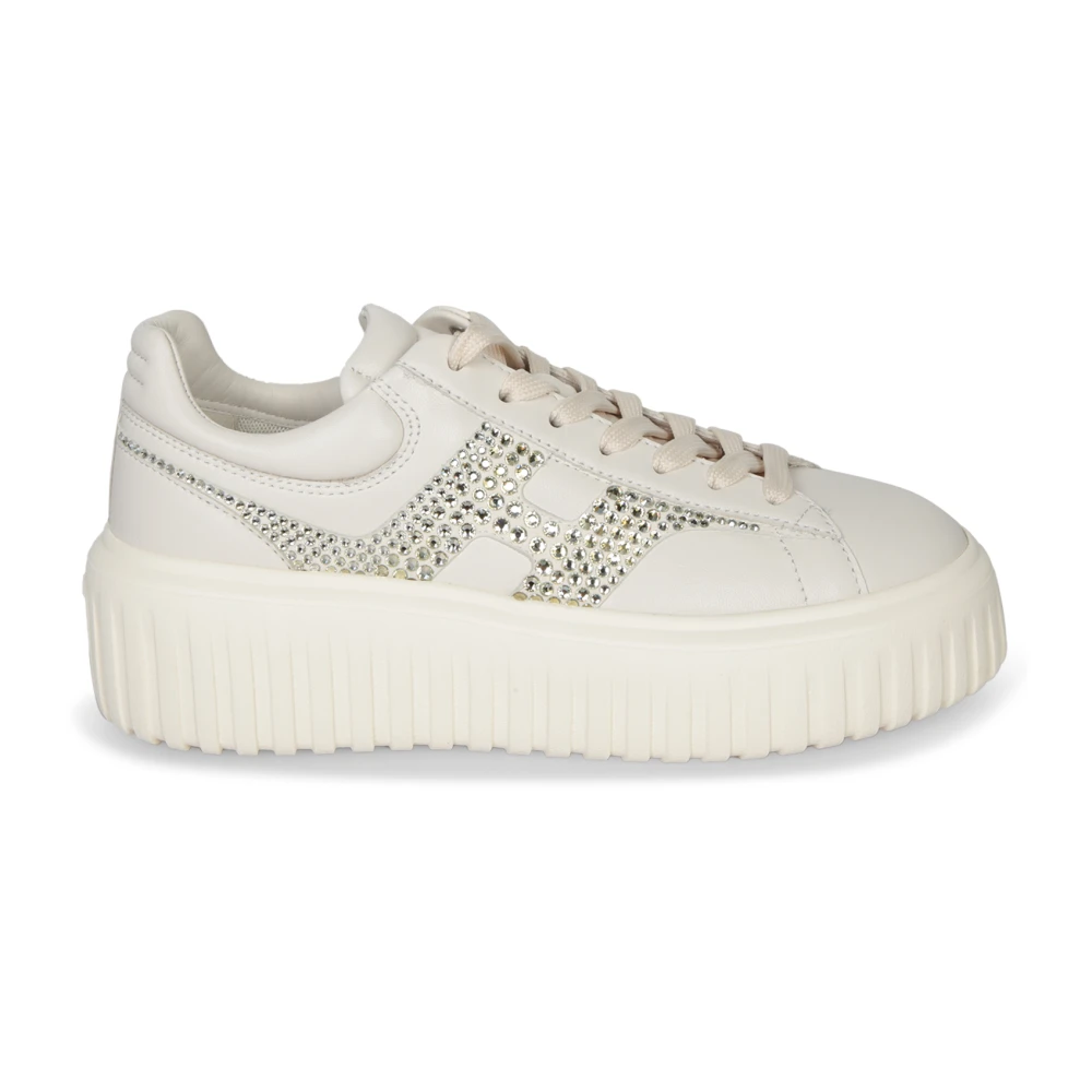 Hogan Stijlvolle Sneakers voor Mannen en Vrouwen Dames Schoenen Beige