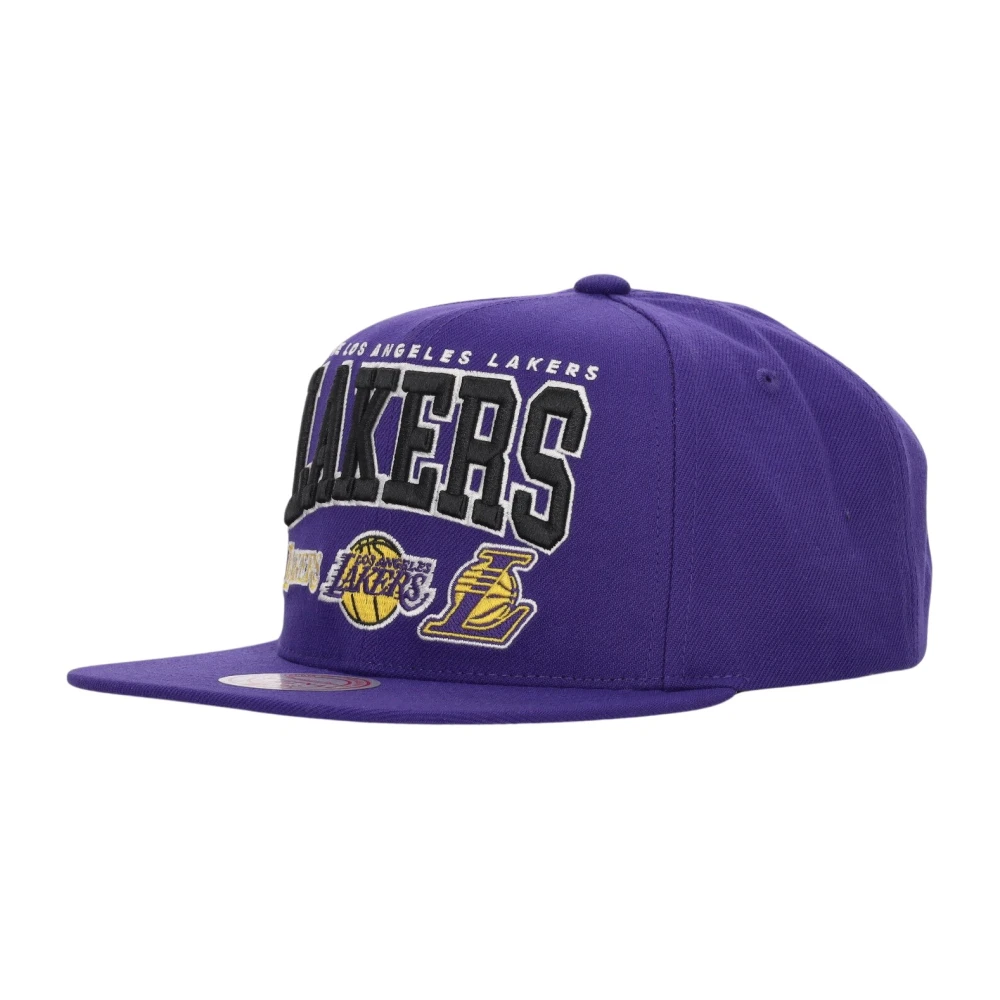 Mitchell & Ness NBA Champ Stack Lakers Pet Purple Heren