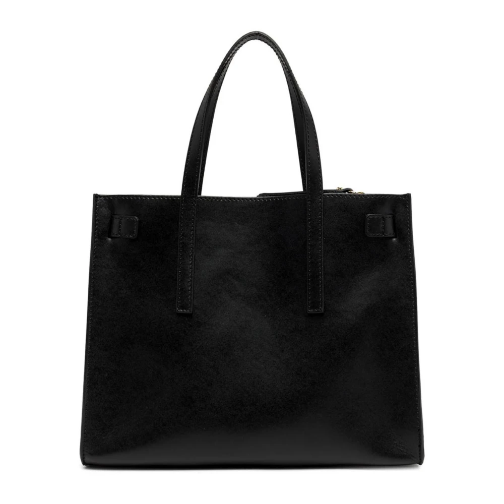 Gianni Chiarini Zwarte gladleren Altea tas Black Dames