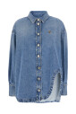 chemise-en-coton-bleu-brode