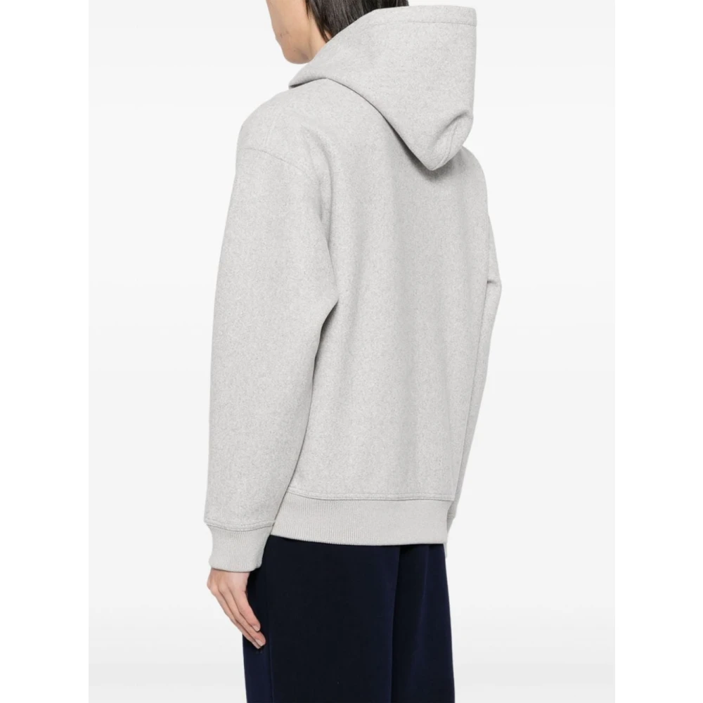 Lacoste Hooded Zip-Up Jas Klassieke Stijl Gray Heren