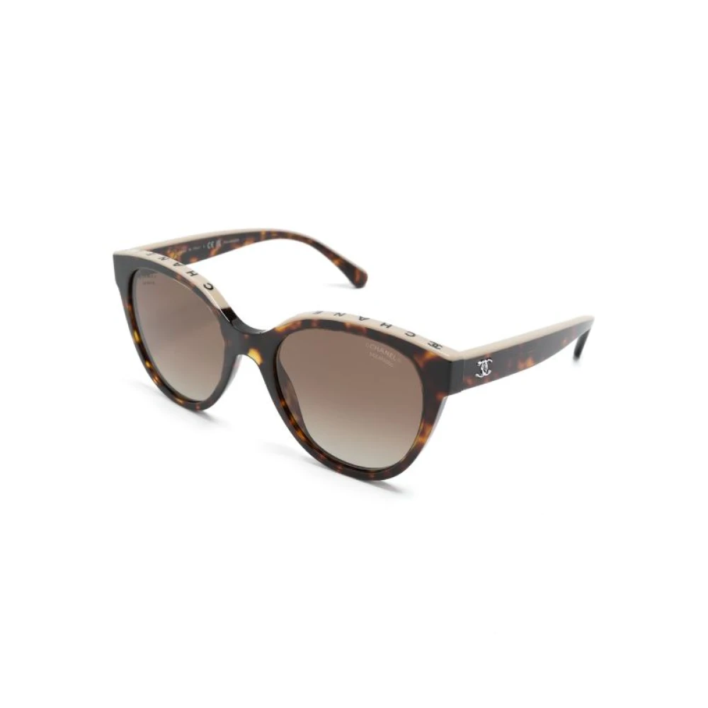 Chanel Women's Brown Butterfly Sunglasses - Sunglasses - 54 Mm - Accessories