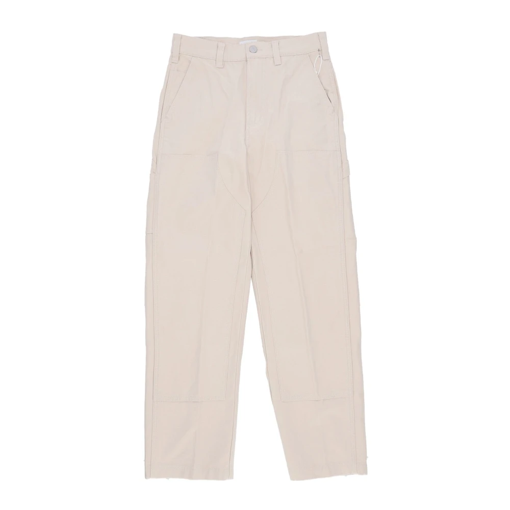 Obey Men's Beige Double Knee Carpenter Pant Clay