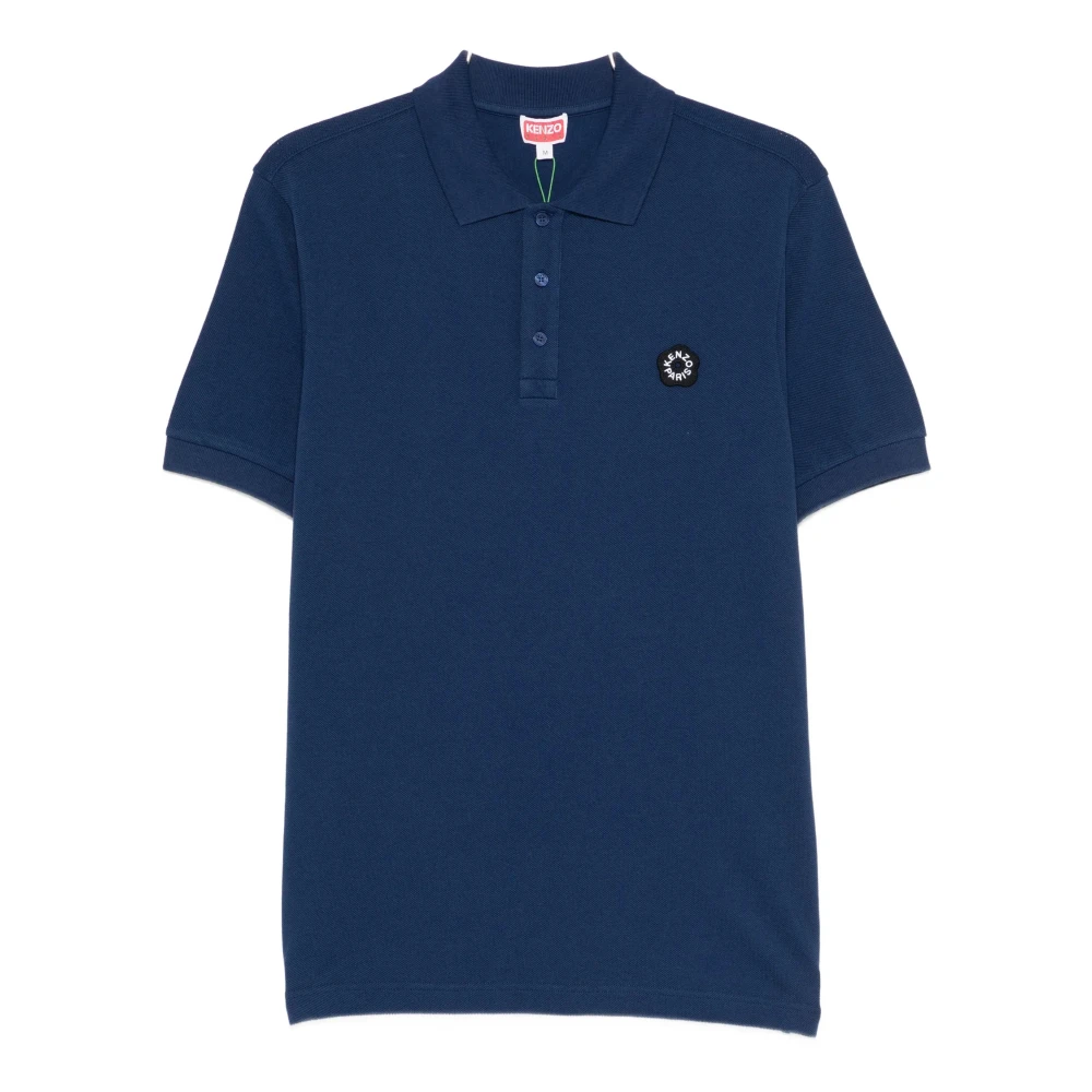 Kenzo Uomo Blu Boke Flower Polo Shirt