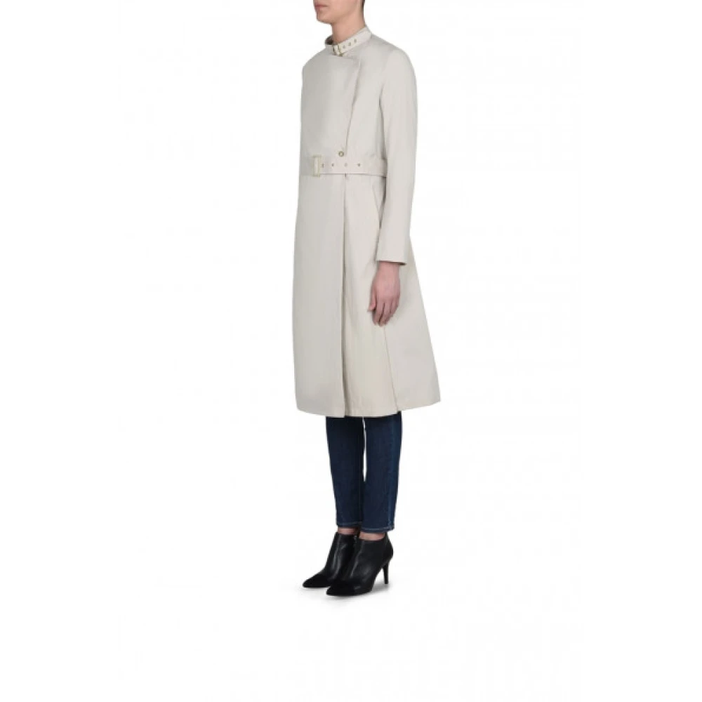 Emporio Armani Beige Trench Coat Beige Dames