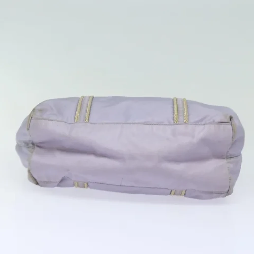 Prada Vintage Pre-owned Fabric prada-bags Purple Dames