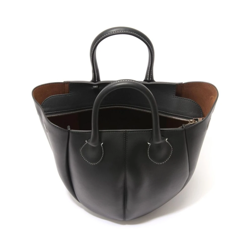 JW Anderson Kleine Punch Tote Tas Black Dames