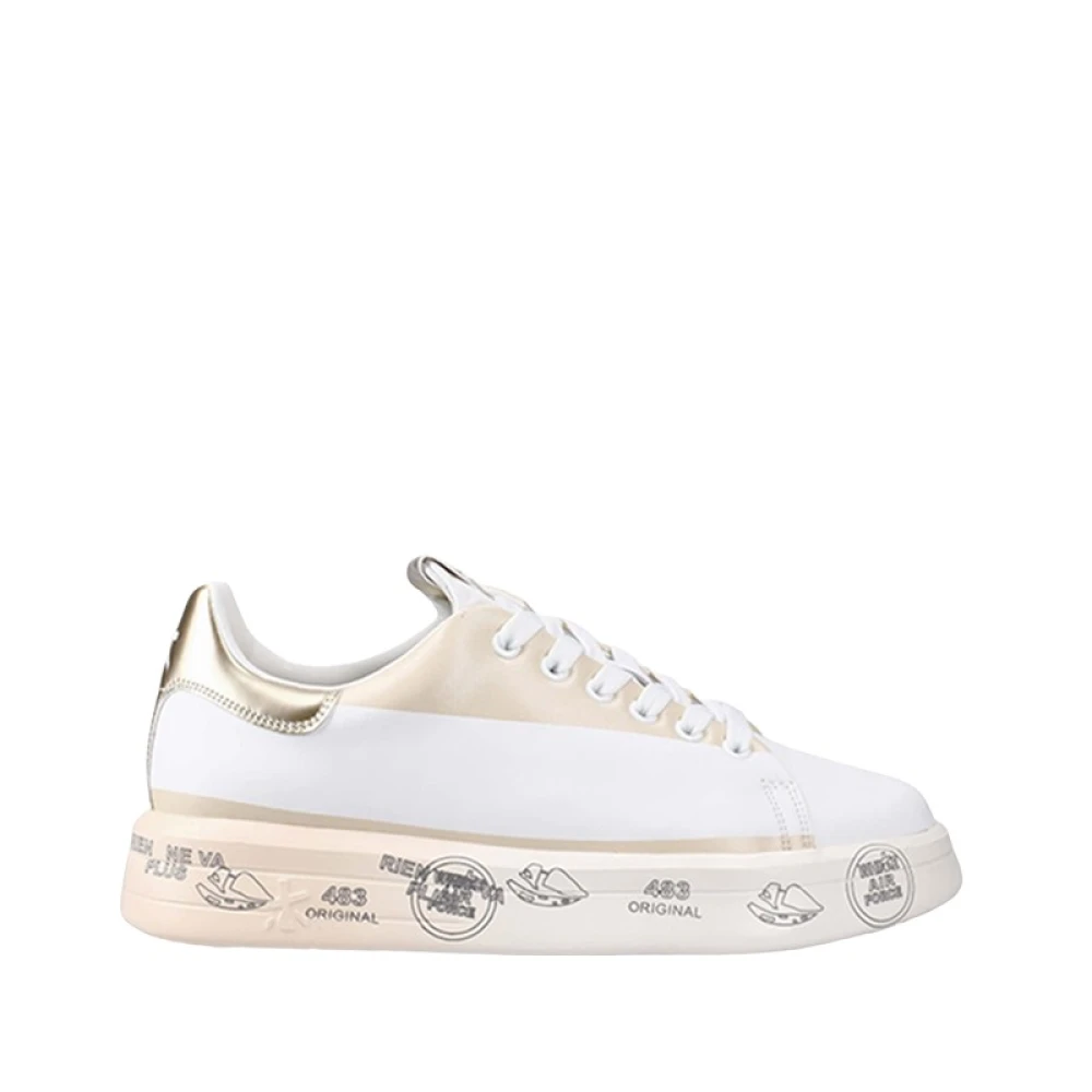 Premiata Women's Multicolor Sneakers, 5 Uk, Stylish Trainers With Belle Var Design
