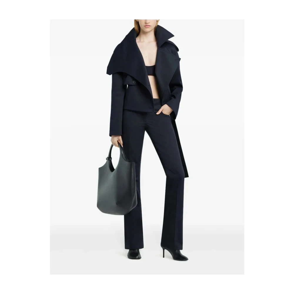 Courrèges Navy Trompetbroek Blue Dames