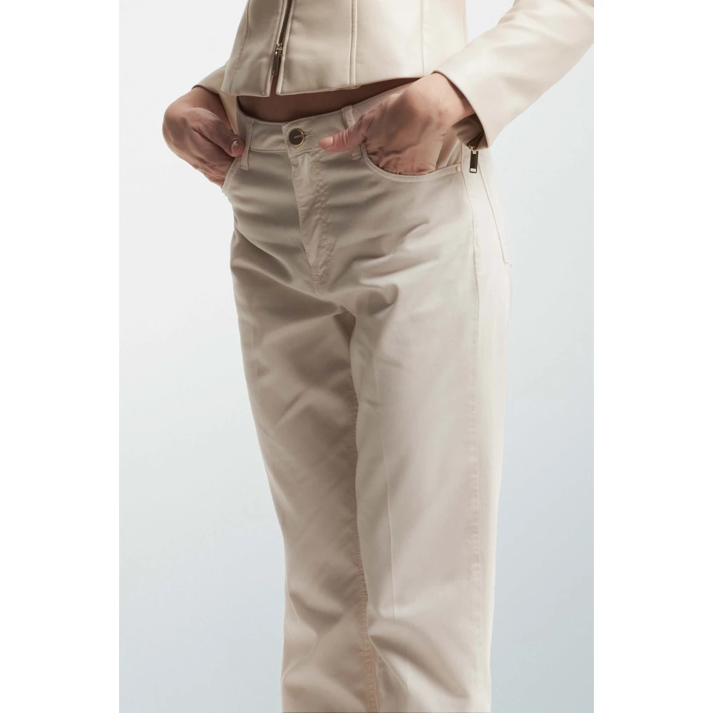Kocca Casual Omslagbroek voor Vrouwen Beige Dames