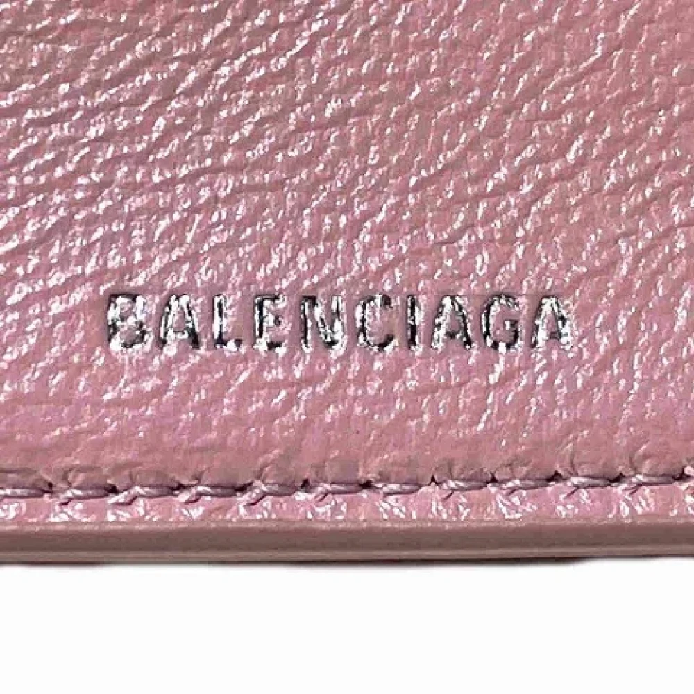 Balenciaga Vintage Pre-owned Leather wallets Pink Dames