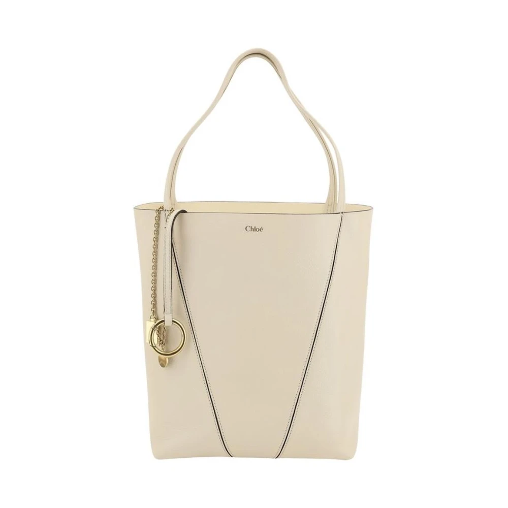 Chloé Women's Beige Spin Shoulder Bag
