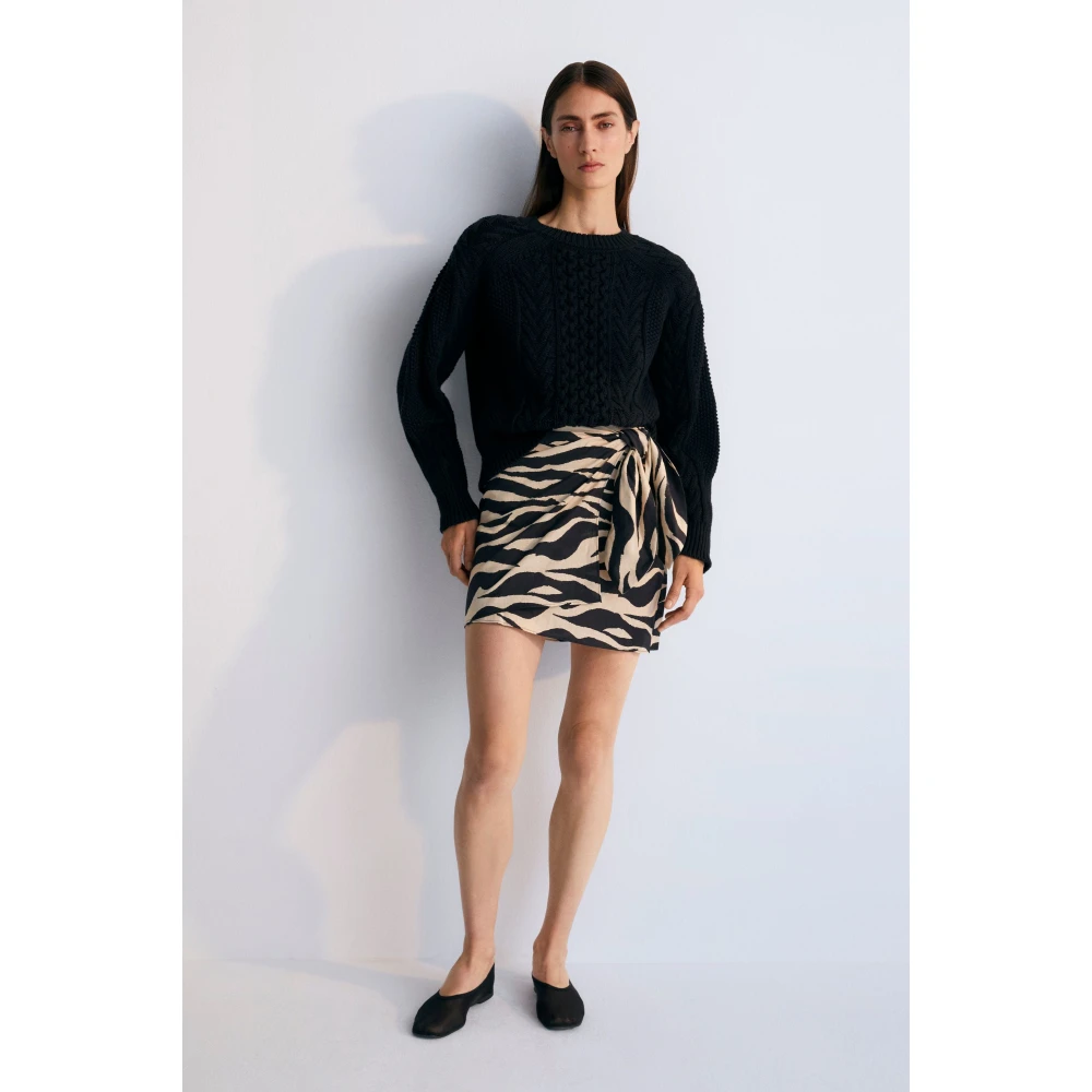 The New Society Kavala Vrouw Rok Black Dames
