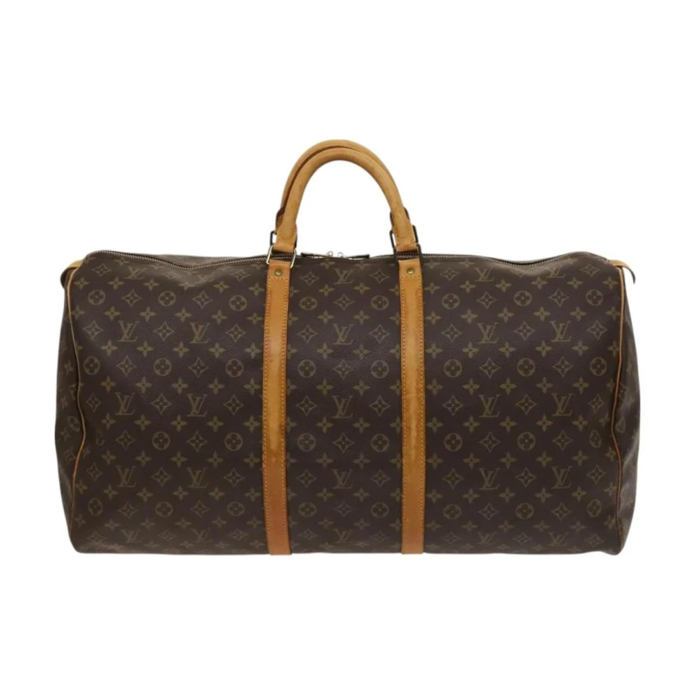 Louis Vuitton Vintage Women's Brown Pre-Owned Keepall Travel Bag