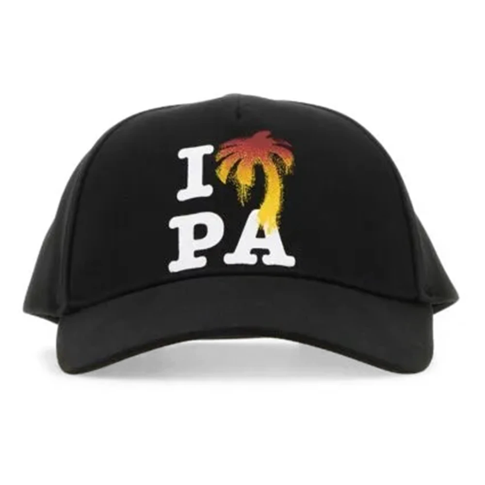 Palm Angels Klassieke CAP voor een stijlvolle uitstraling Black Dames