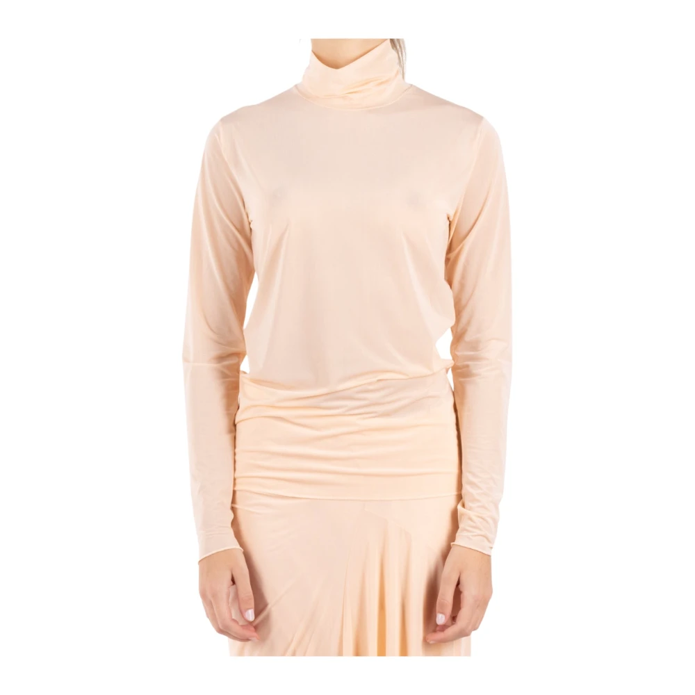 Dries Van Noten Blush Gebreide Top Pink Dames