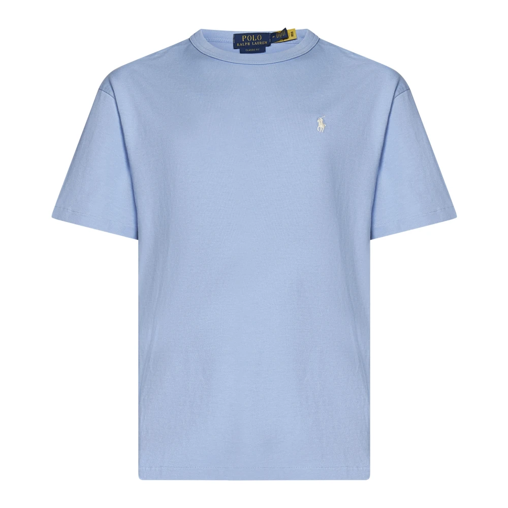 Polo Ralph Lauren Heldere Blauwe T-shirts en Polos Blue Heren