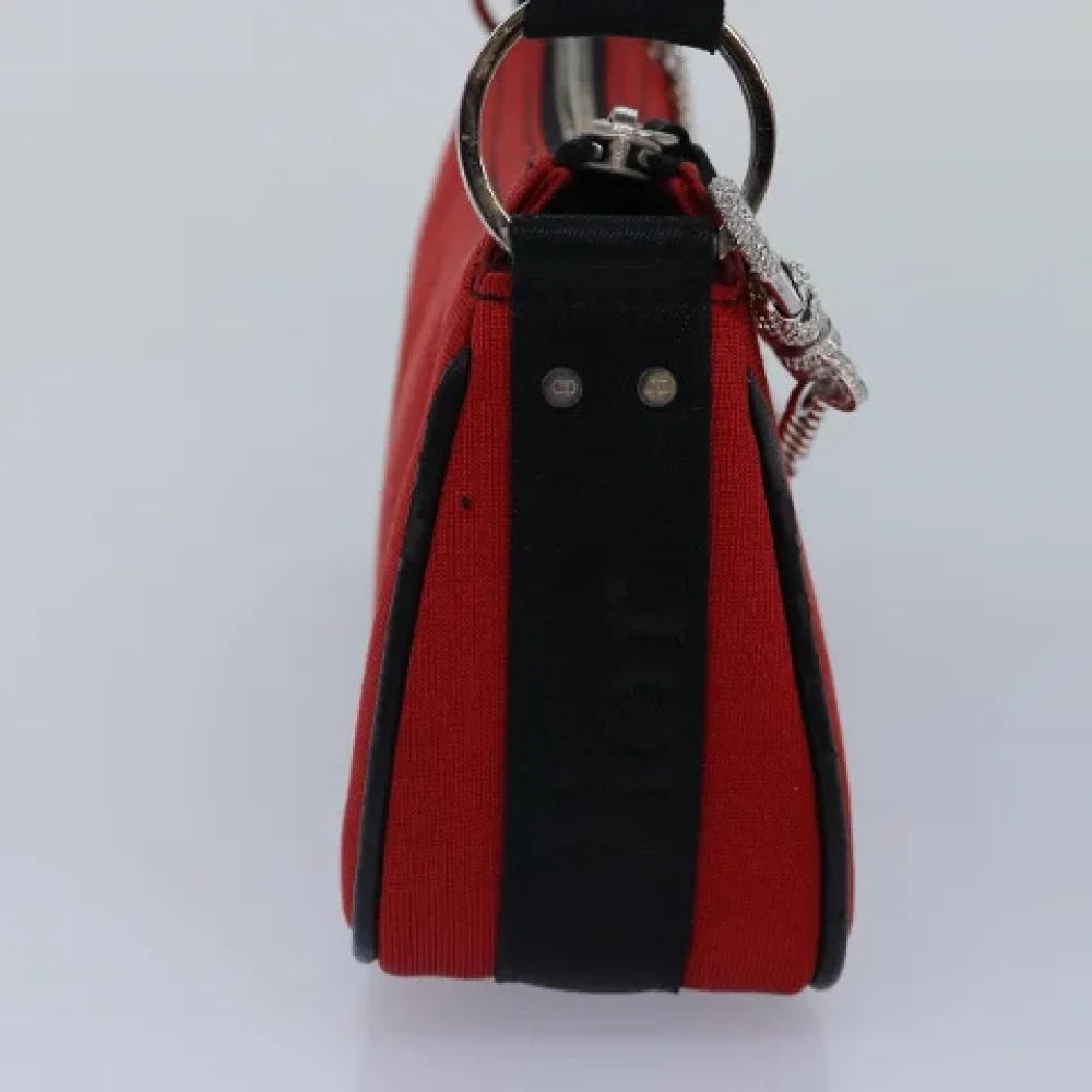 Dior Vintage Pre-owned Silk dior-bags Red Dames