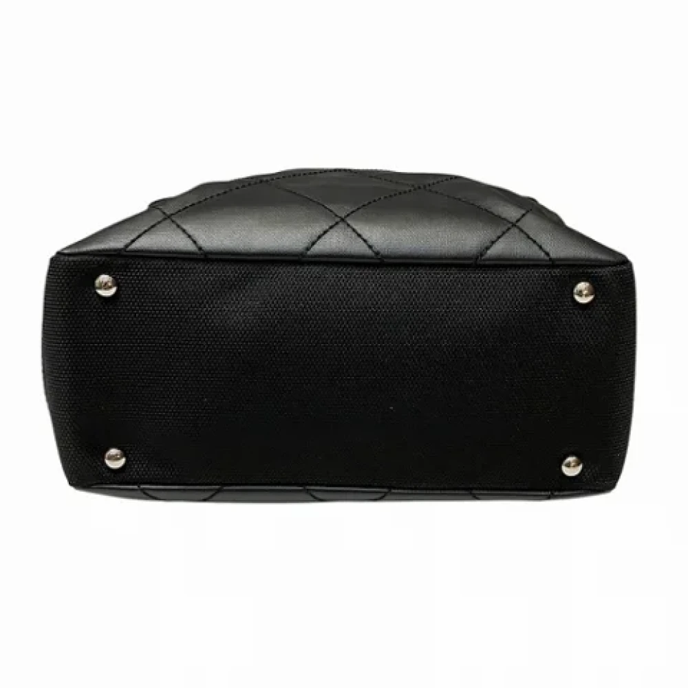 Chanel Vintage Pre-owned Canvas chanel-bags Black Dames
