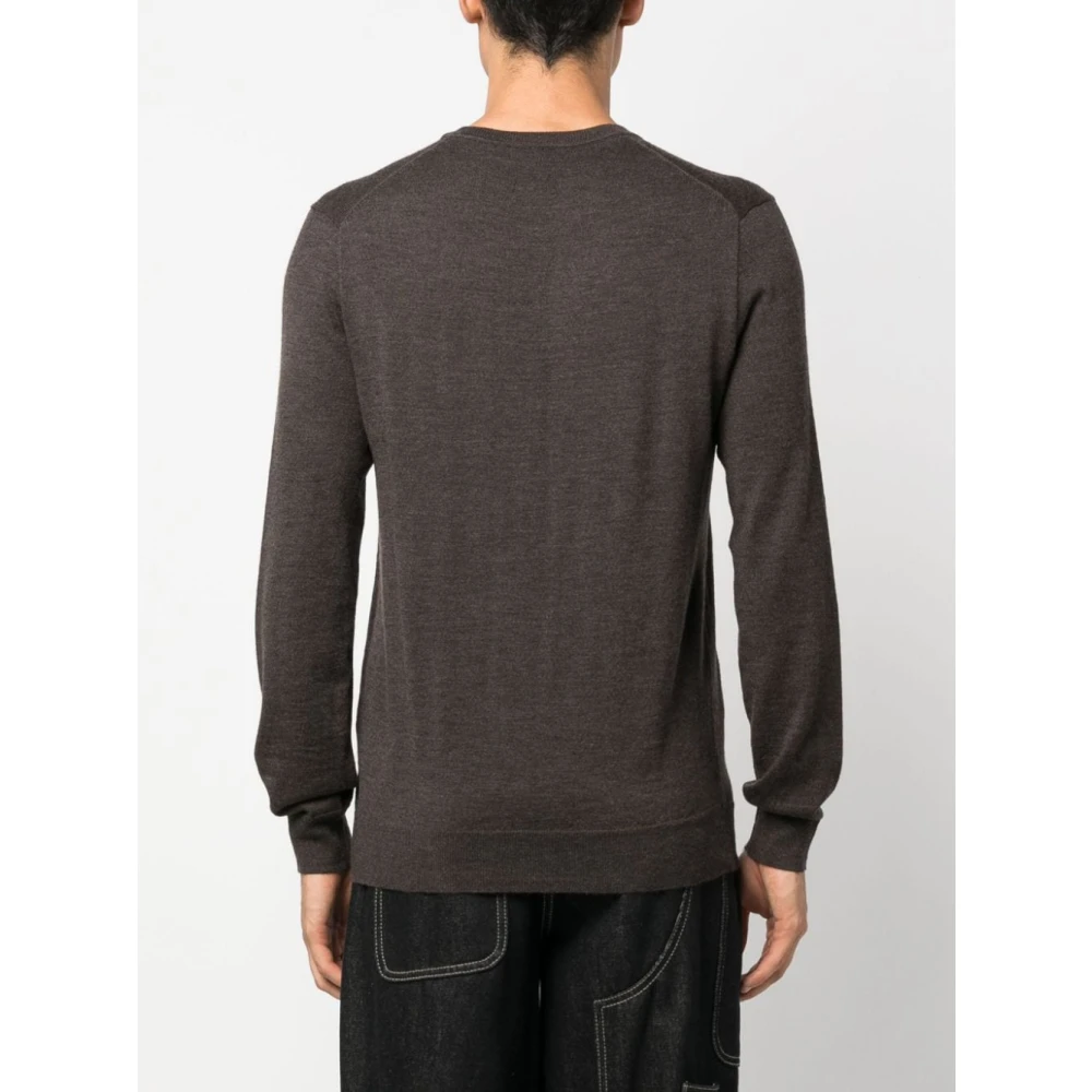 Ralph Lauren Bruine Heather Pullover Trui Brown Heren