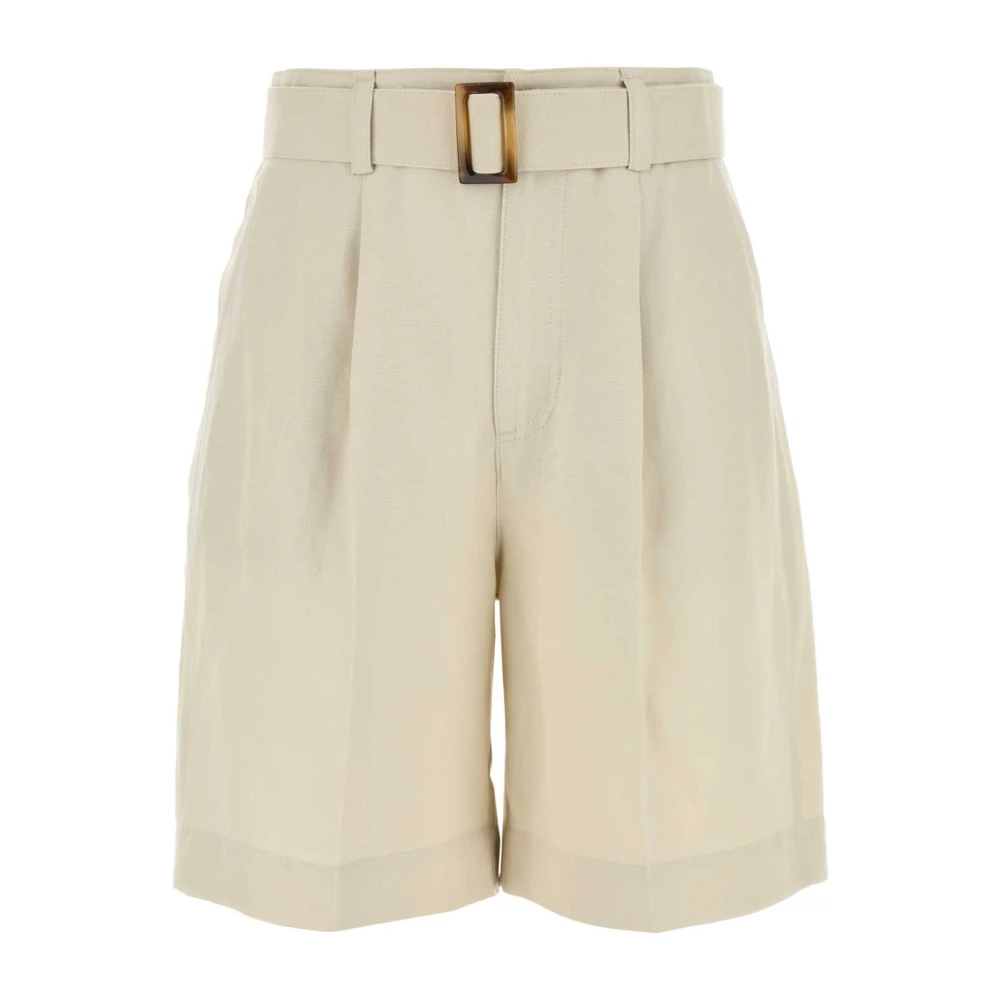 Woolrich Women's Beige Short Shorts,, Viscose Blend Bermuda Shorts W29