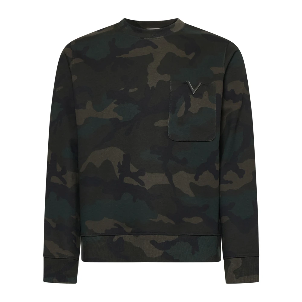 Valentino Bruine Sweaters voor Mannen Multicolor Heren
