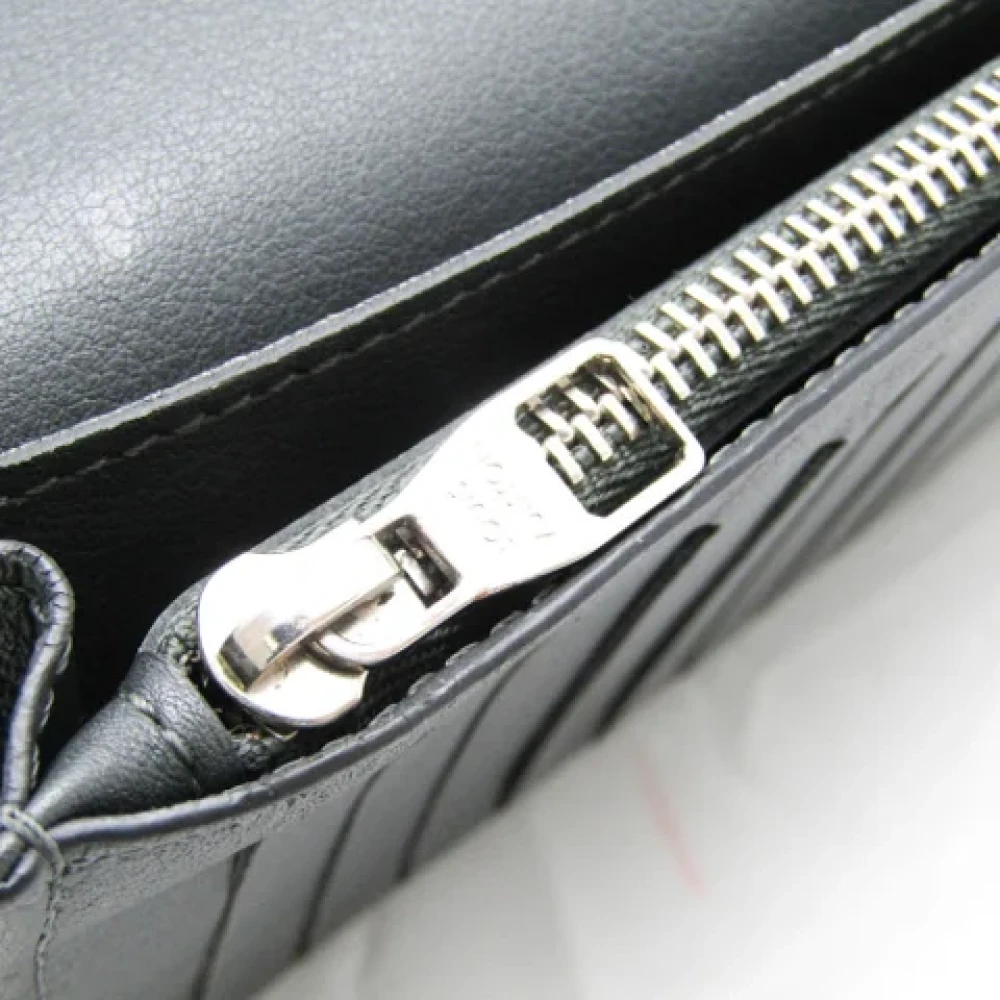 Louis Vuitton Vintage Pre-owned Leather wallets Black Heren