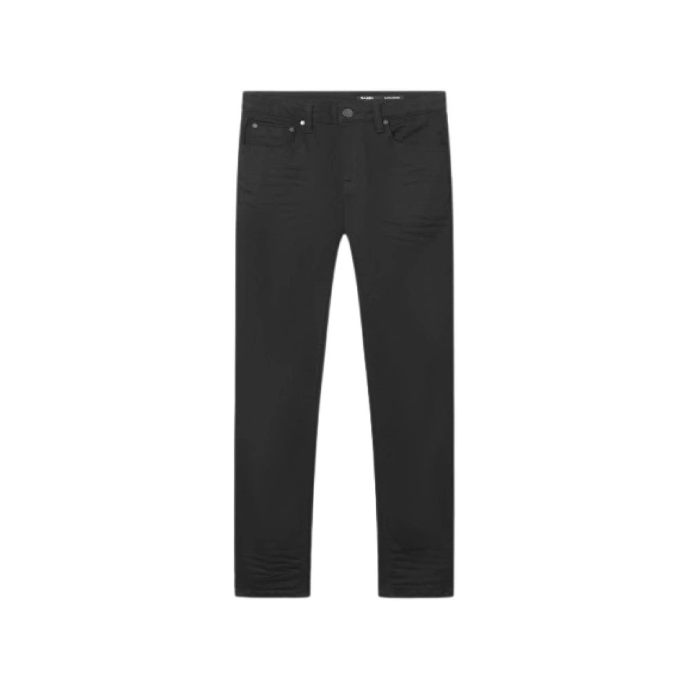 Slim Svart Jeans med Super-Stretch Stoff