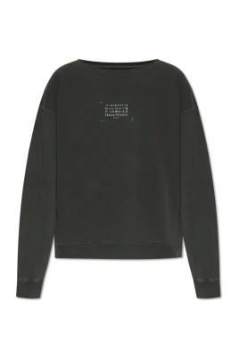 Sweatshirt med vintageeffekt
