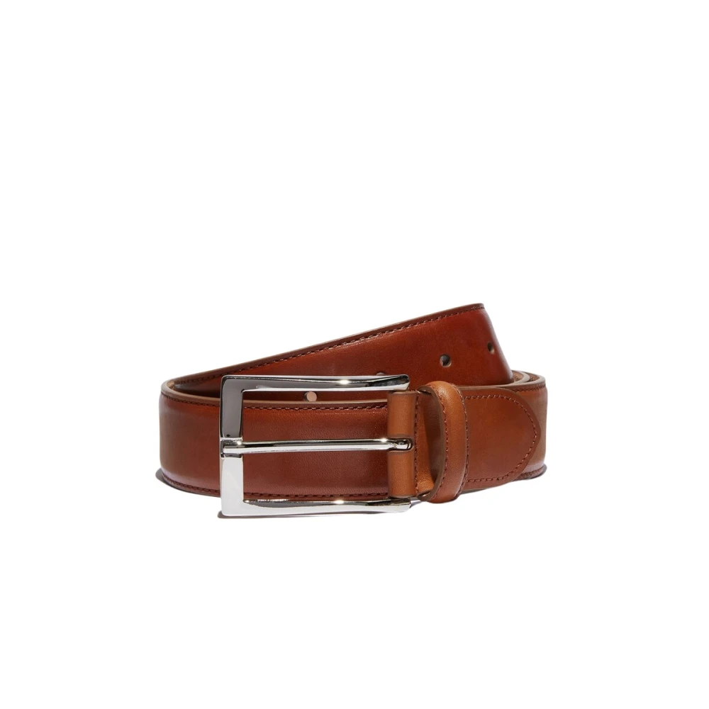 Scarosso Men's Brown Belts, 85 Cm, Cintura Cognac Classica Belt