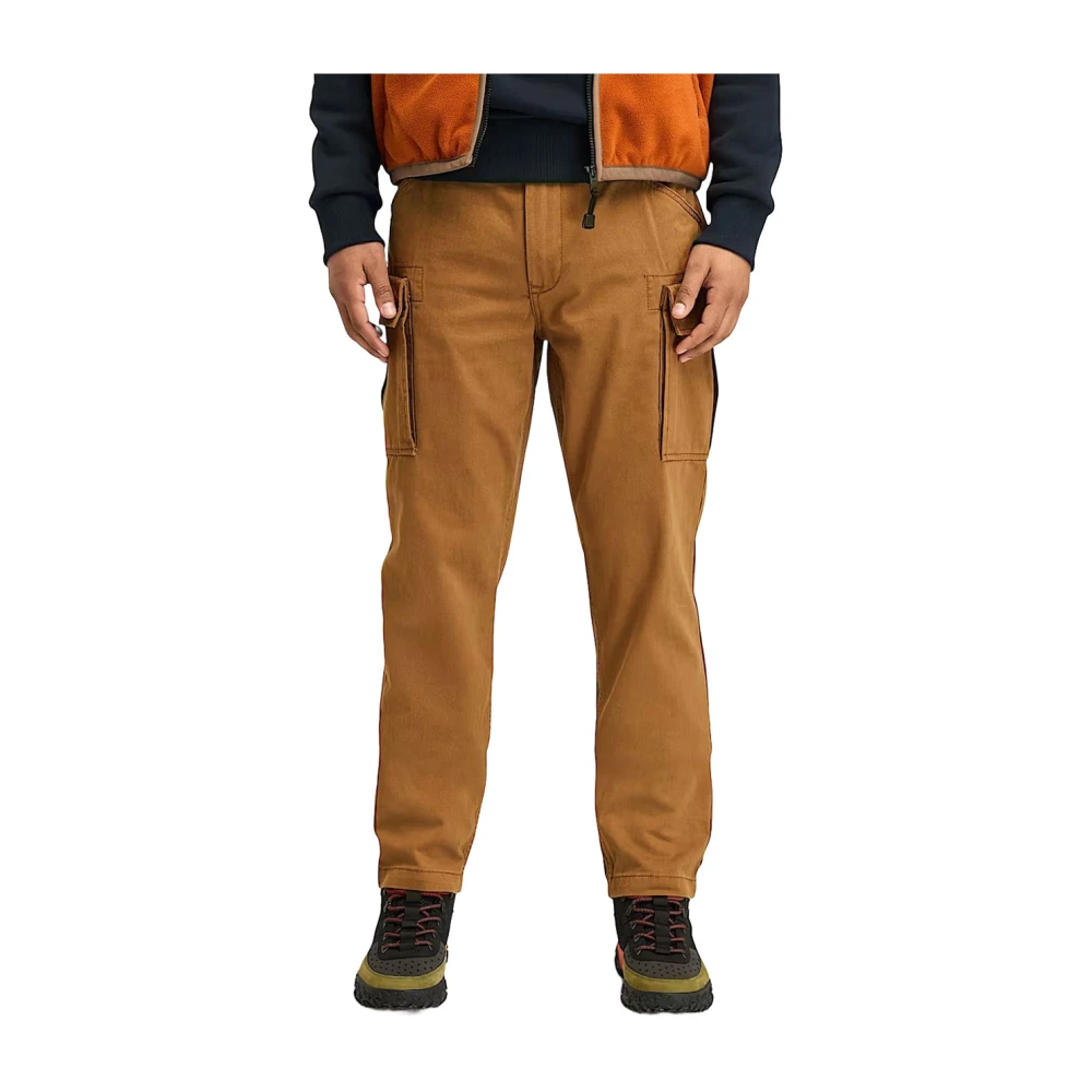 Timberland Cargo Broek Donker Tarwe Katoen Beige Heren