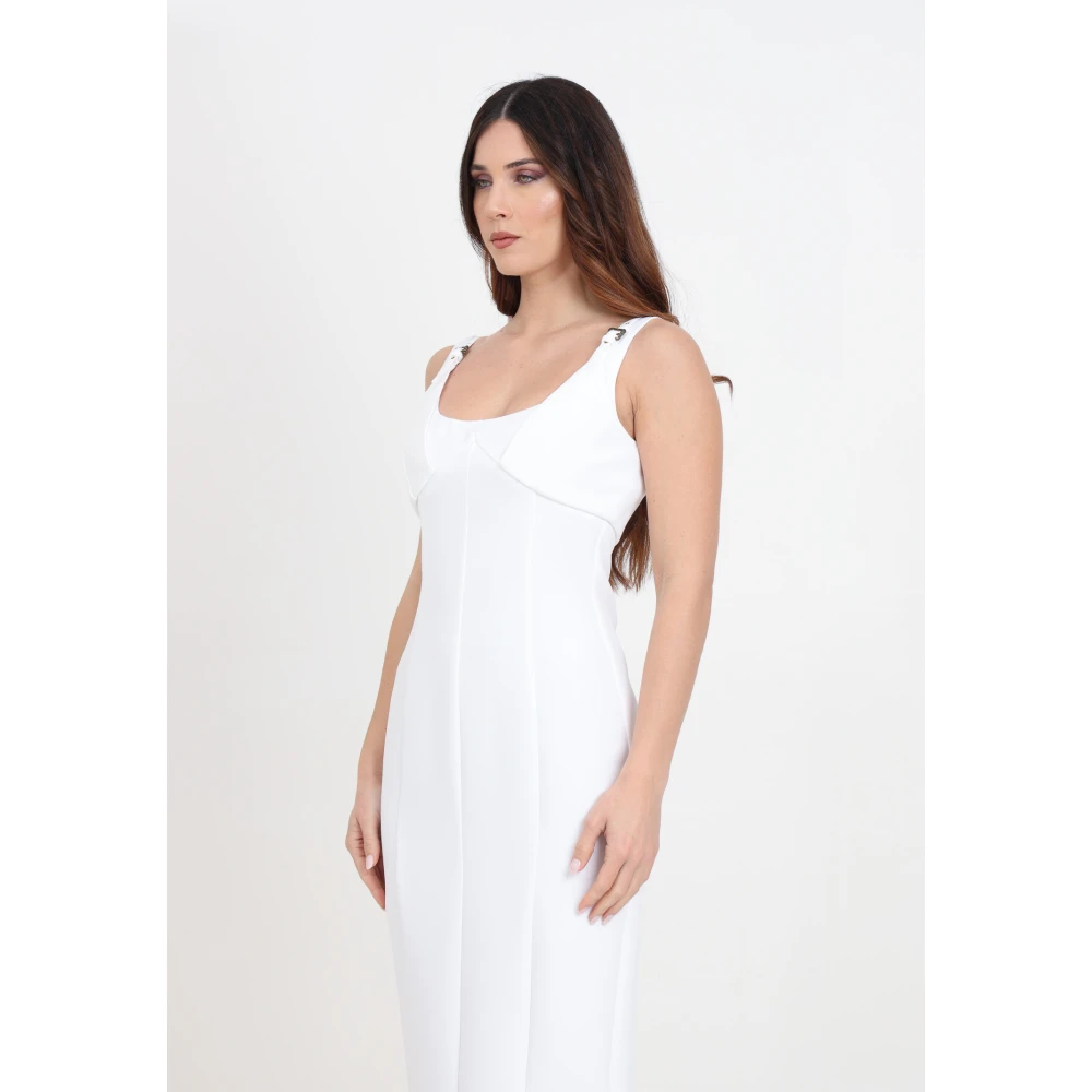 Versace Jeans Couture Midi Dresses White Dames