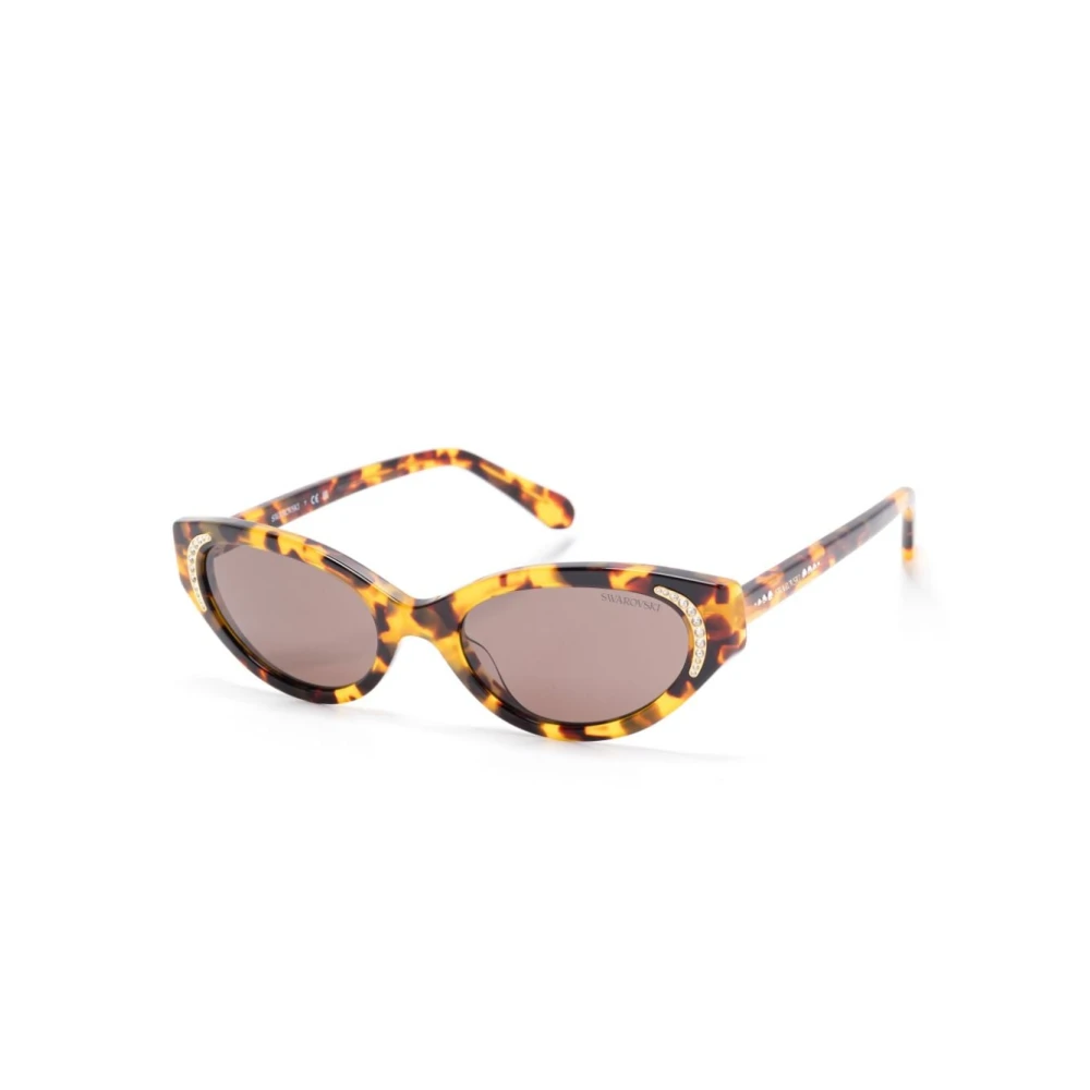 Swarovski Women's Brown Sunglasses, 52 Mm, Sunglasses