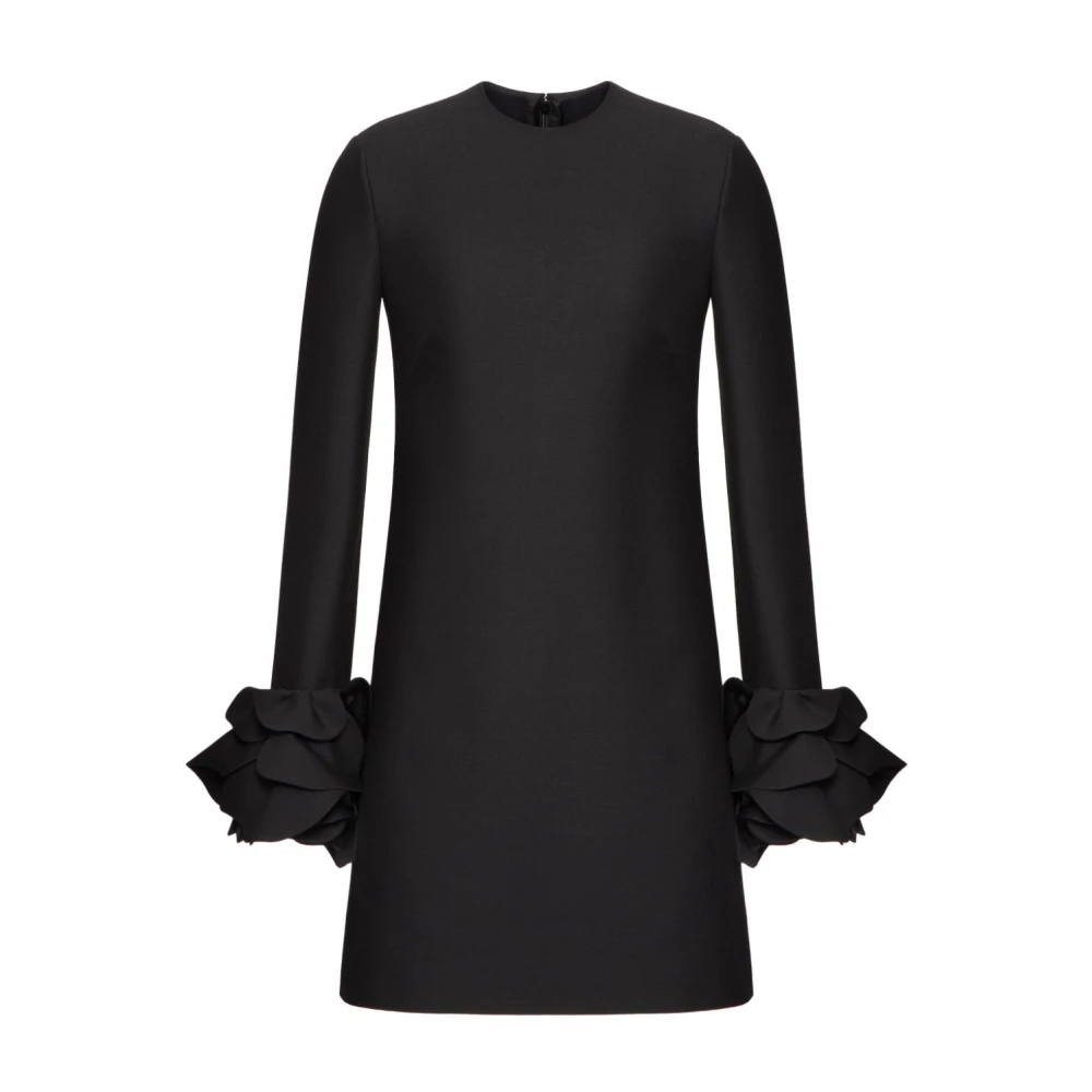 Valentino Garavani Zwarte Jurk Aw24 Damesmode Black Dames