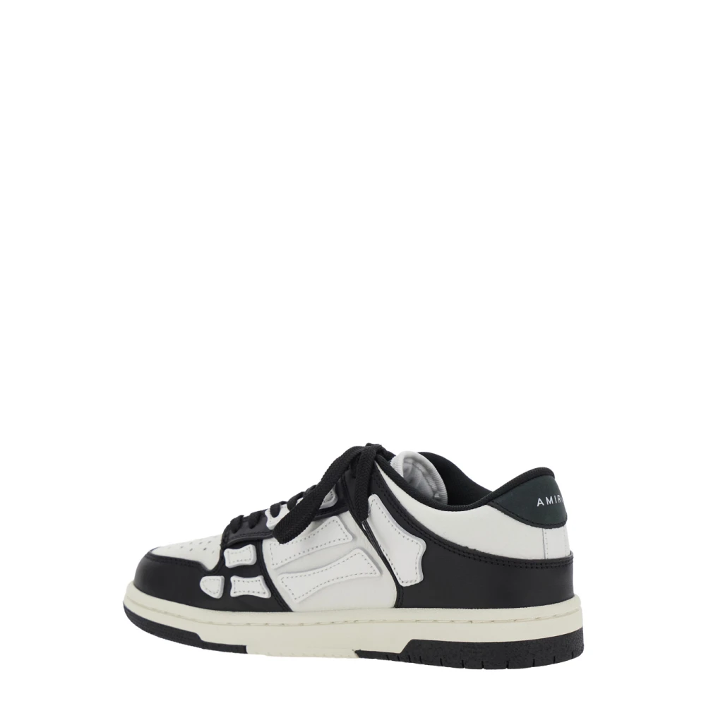 Amiri Zwarte lage top sneakers met geperforeerde neus Black Dames