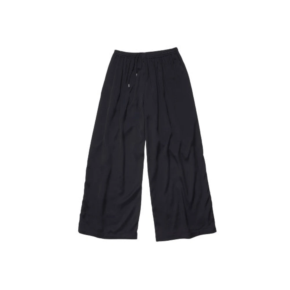 Acne Studios Relaxed Fit Wijde Pijp Tracksuit Broek Blue Heren