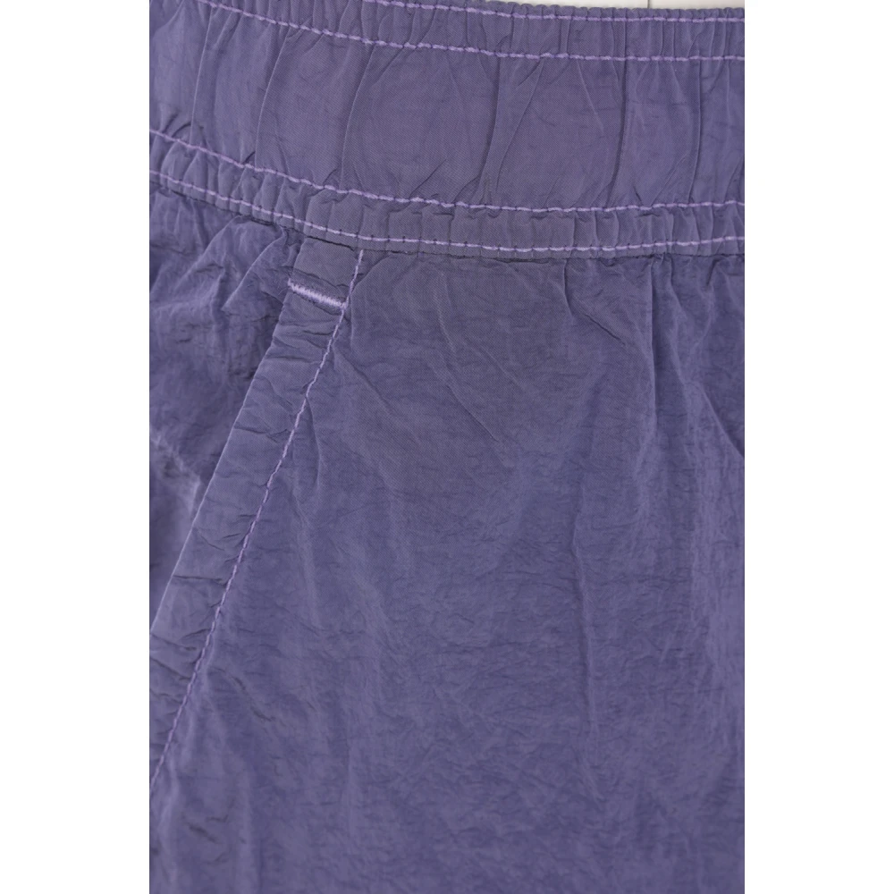 Stone Island Lavendel Nylon Zwemkleding met Logopatch Purple Heren