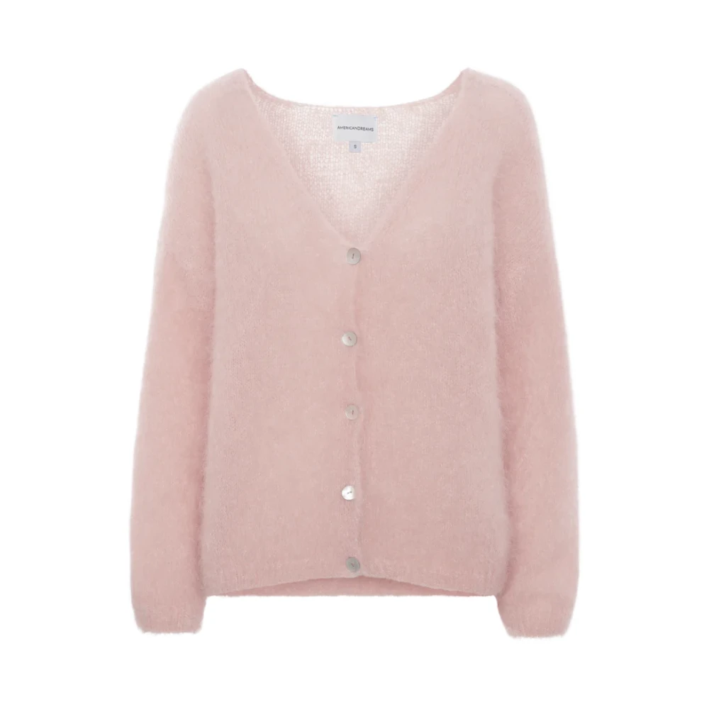 American Dreams Batikinspirerad Cornelia Cardigan i Ljusrosa Pink, Dam