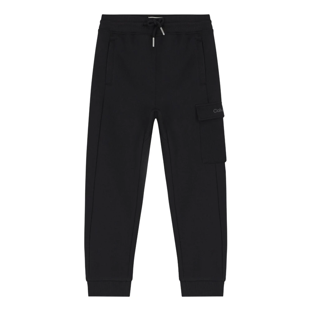 Calvin Klein Jeans Cargo Avslappnad Barn Jumpsuit Black, Pojke