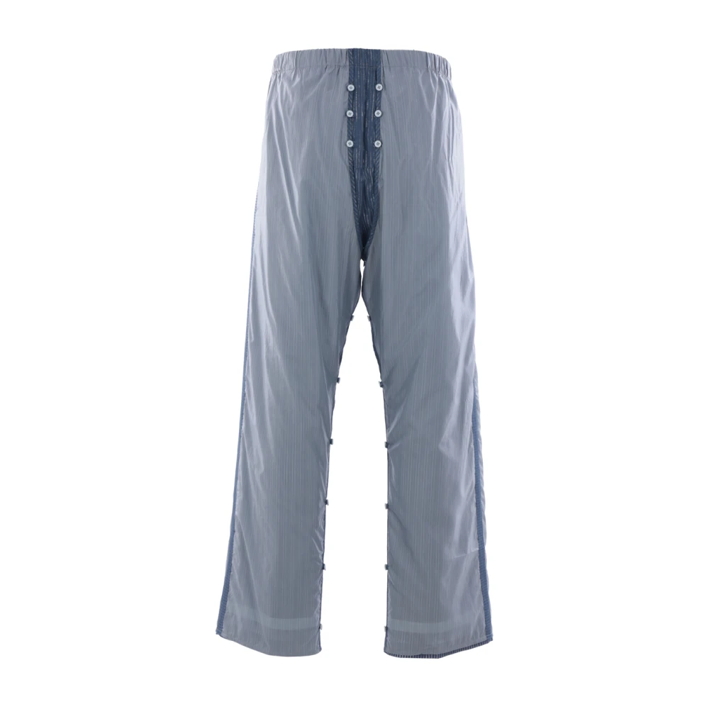 Craig Green Dubbele laag katoen nylon broek Blue Heren